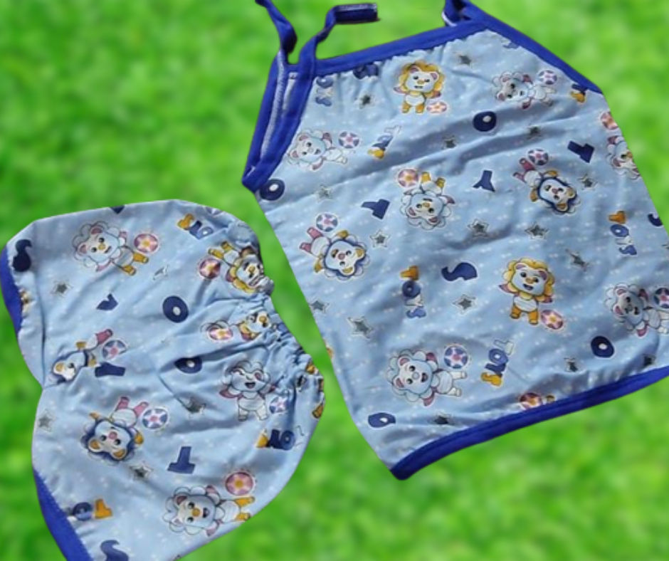 kids vest -shorts set