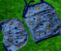 kids vest -shorts set