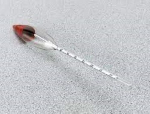 Soil Hydrometer - Glass Material, 0.995 to 1.0300 Density Scale | Accurate Measurement, Easy to Use, Durable, Clear Scale, Wide Range