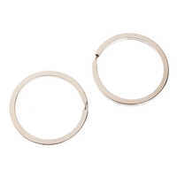 35mm Keychain Ring - Stainless Steel, 35mm Size | Nickel Polish Finish For Enhanced Durability And Stylish Appearance