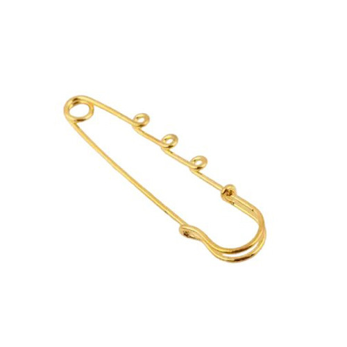 50mm Golden Brooch Safety Pin