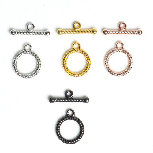 12mm Design Round Toggle Clasps