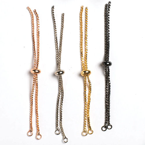 Multicolor Bracelet Adjustable Slider Chain