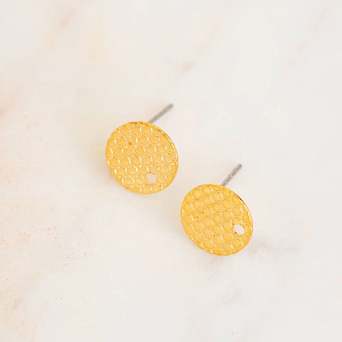 10mm Metal Base Earring Stud