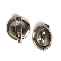 15mm Brooch Pin - Silver Finish | Durable Design, Perfect For Crafts And Accessories