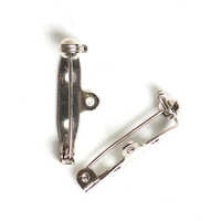 30mm Brooch Pin - Silver | 30mm Size, Elegant Design For Fashion Accessories
