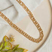 Aluminium Chain | Size: 16x10mm | 1mtr | Color: Golden - Jewelry Quality, Versatile Design, Lightweight Aluminium Material