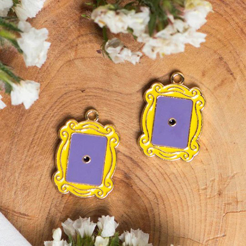 19mm F.R.I.E.N.D.S Door Frame Enamel Charms Pendants