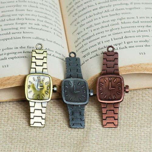 68mm Watch Antique Alloy Charms Pendants