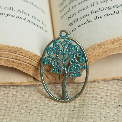 40mm Tree Antique Alloy Charms Pendants