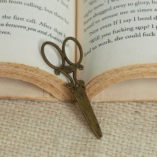 62mm Scissors Antique Alloy Charms Pendants