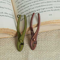 64mm Piler Antique Alloy Charms Pendants - Color: Green And Bronze