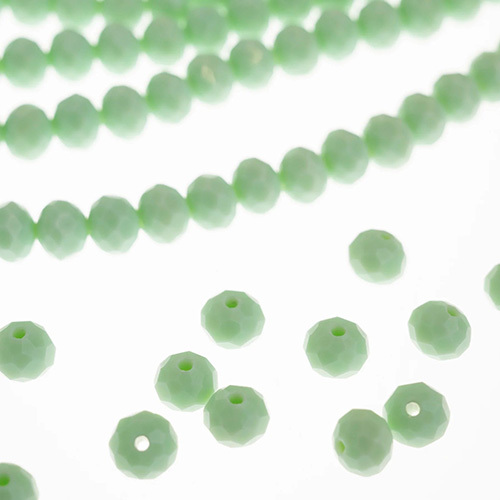 Tire Opaque Elegant Glass Beads | Size : 8mm | 10 Line(Approx 700 Beads)