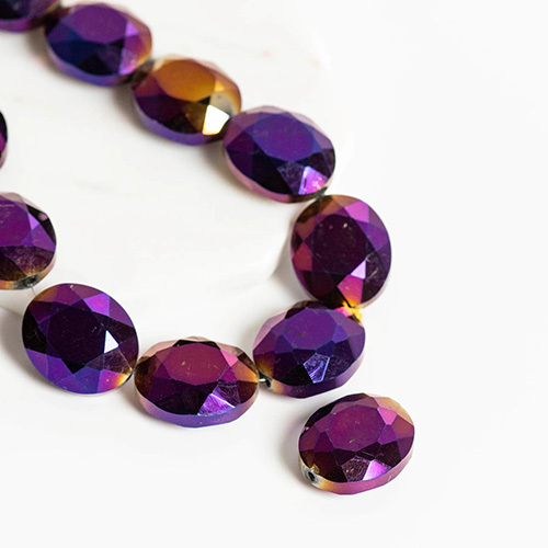 24mm Elegant Glass Beads