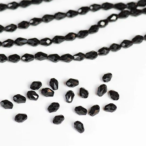 5x7 Drop Elegant Glass Beads