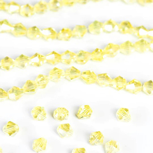 Elegant Glass Beads | Size : 8mm Crystal Rainbow Beads Approx. 40 Beads Perline | 10 Line