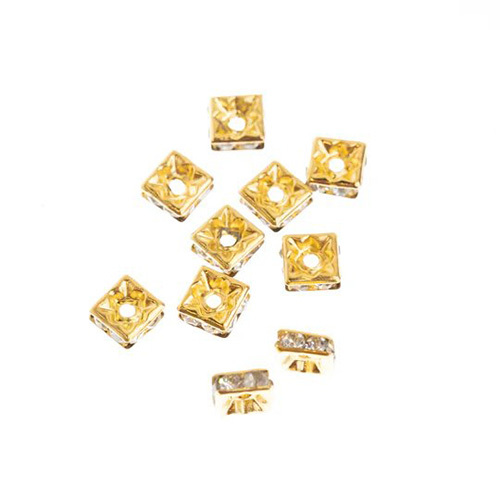 6Mm Rhinestone Spacer Beads Place Of Origin: India