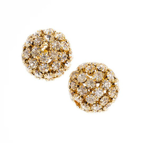 30mm Rhinestone Spacer Beads