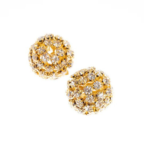 18mm Rhinestone Spacer Beads