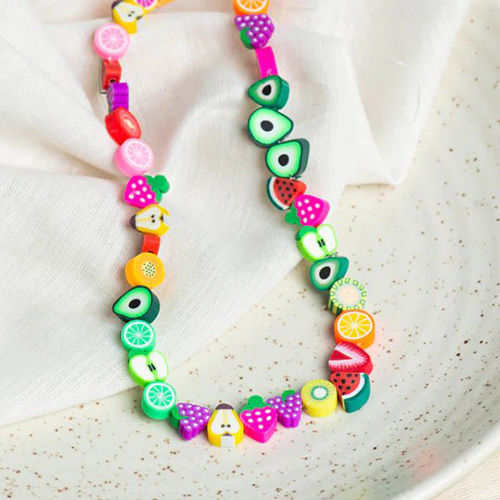 6mm Mix Fruits Polymer Clay Fimo Beads