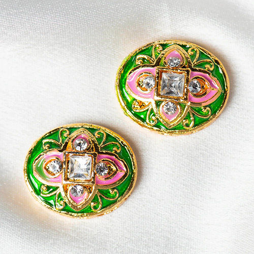 Meenakari Kundan Beads