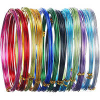 Wire Crafts - 50g Roll Of Multi-colored Aluminum Craft Wire, 1mm To 2mm Thickness, Vibrant Color Variety Including Red, Rose Gold, And Blue