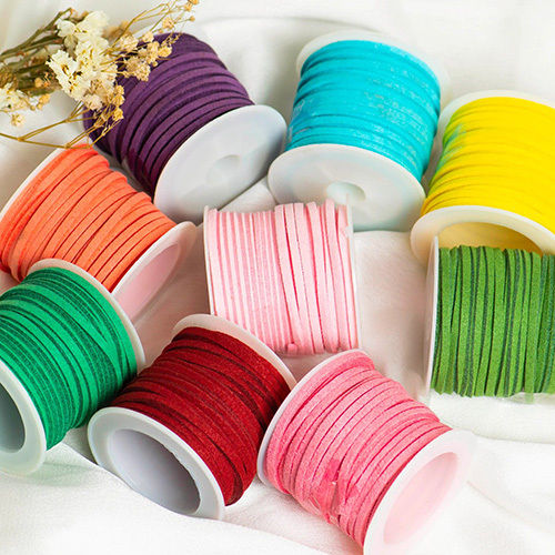 4mtr Multi-Coloured Jewellery Crafts leather Threads
