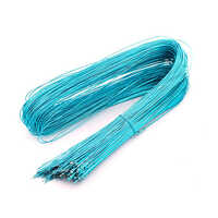 Jewelry Iron Coated Wire | Size: 0.70mm-22 Gauge, Colors: Golden, Silver, Rose Gold, Multicolour, Green | 500g For Versatile Crafting Projects