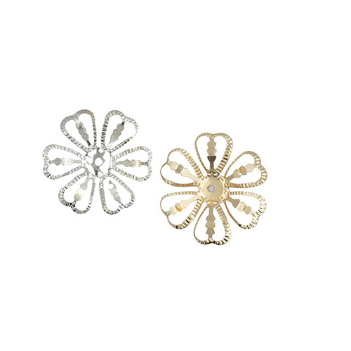 Metal Art Flower | Size : 33mm | 50 Pcs ( F-9-25 )