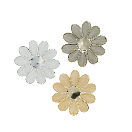 Metal Art Flower | Size : 53mm | 20 Pcs ( F-8-19 )