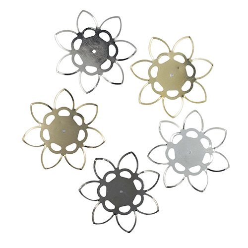 Silver 50mm Metal Art Flower at Best Price in Mumbai Satra Traders