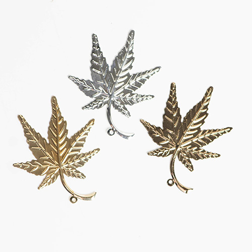 Metal art leaf | Size : 58mm | 20 Pcs | F-4-15