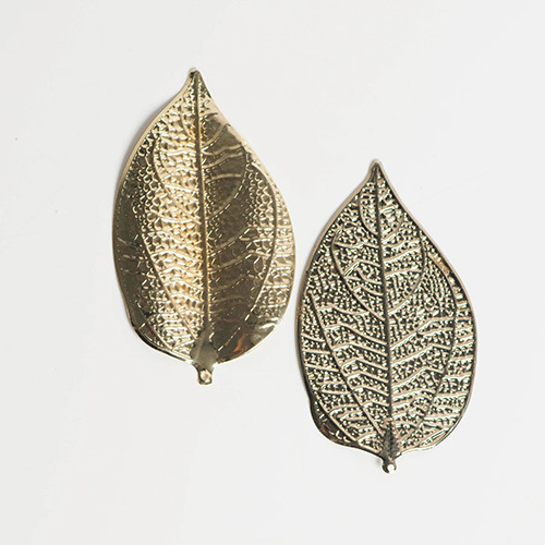 Metal art leaf | Size : 100mm | 10 Pcs | F-5-10