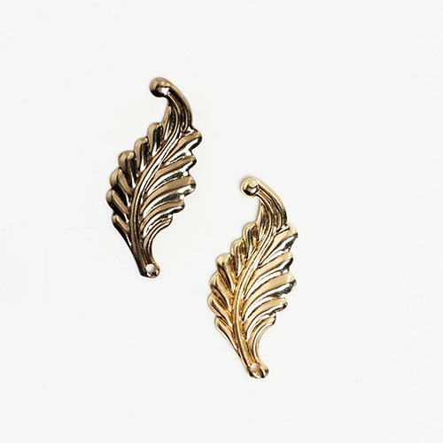 Metal art leaf | H-30mm W-12mm | 100 Pcs | F-2-12