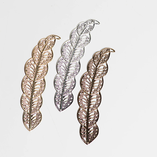 Metal art leaf | Size : 102mm | 10 Pcs | F-4-16