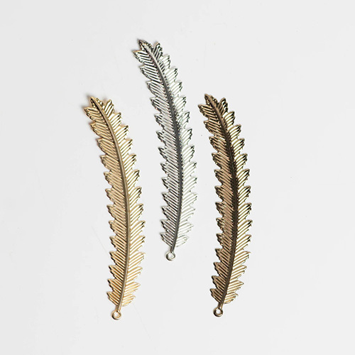 Metal art leaf | Size : 94mm | 10 Pcs | F-4-17