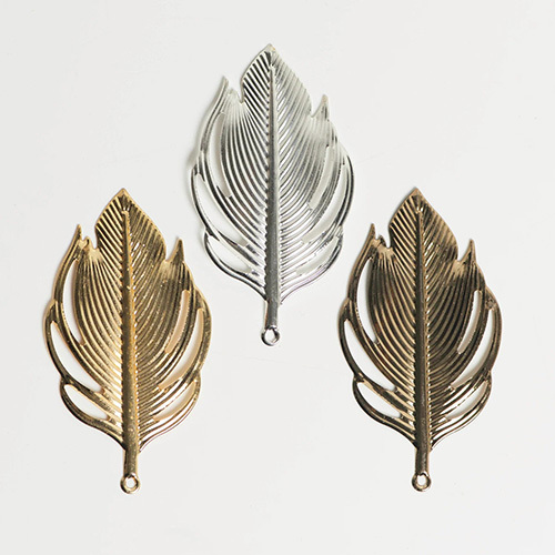 Metal art leaf | Size : 93mm | 10 Pcs | F-5-14