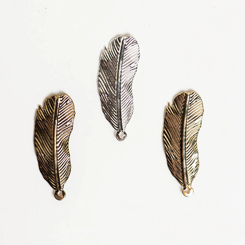 Metal art leaf | H-28mm W-10mm | 100 Pcs | F-2-10