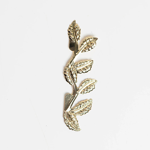 Metal art leaf | Size : 78mm | 20 Pcs | F-4-32