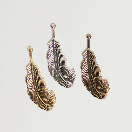 Metal art leaf | Size : 59mm | 20 Pcs | F-1-18