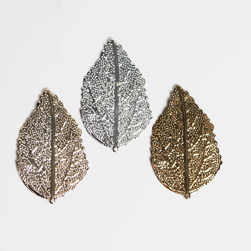 Metal art leaf | Size : 55mm | 10 Pcs | F-4-28