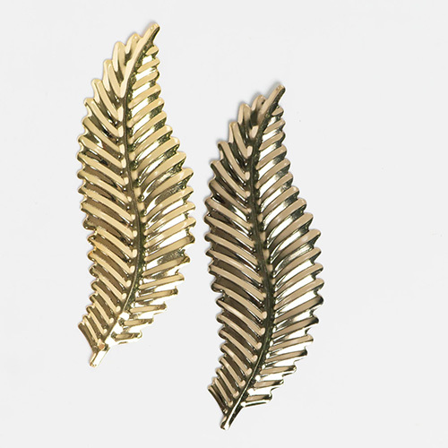 Metal art leaf | Size : 120mm | 10 Pcs | F-3-15