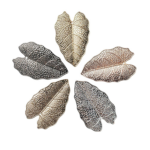 Designer Metal Art Leaf | Size : 96MM | 10Pcs