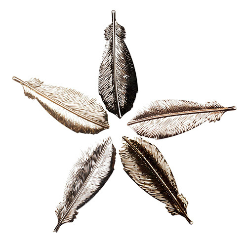 145mm Designer Metal Art Leaf