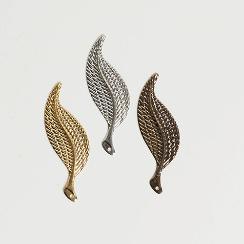 Metal art leaf | Size : 53mm | 20 Pcs | F-1-4