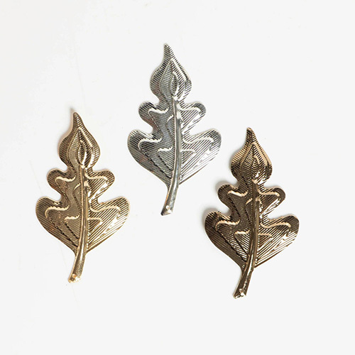 Metal art leaf | Size : 63mm | 20 Pcs | F-1-21