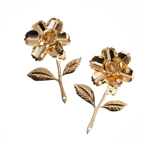 82mm Stone Metal Flower