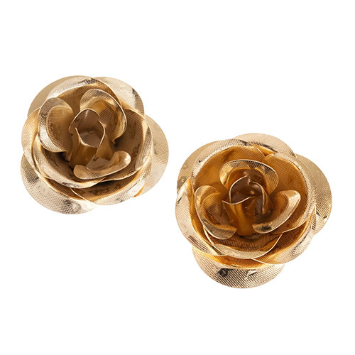 46mm Stone Metal Flower