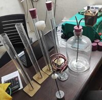 Sand Equivalent Test Set - Acrylic & Glass Materials, 4 Acrylic Graduated Cylinders 100mm Plastic Funnel | Accurate Measurement, Durable, Reliable Results, Efficient Testing, Portable Design
