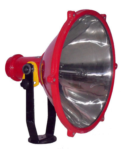 Flood Search Light - 1000 Meter Range | Black, 12 Month Warranty, Ideal for Safety Use